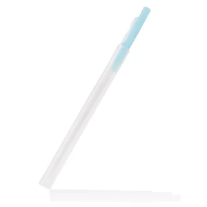 aguja acero siliconada mango plastico