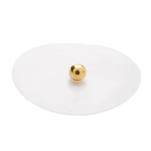 bolitas banadas en oro con adhesivo transparente