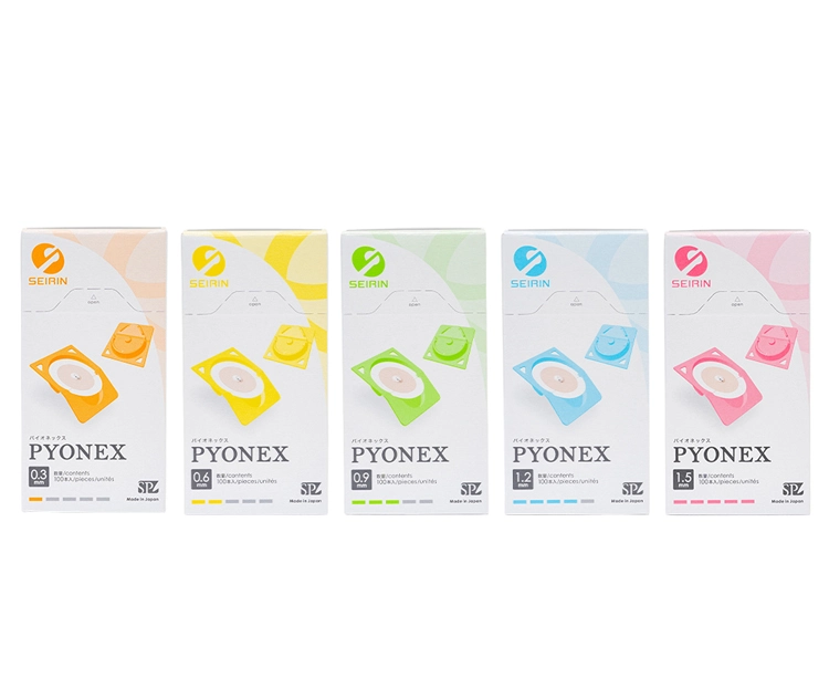 chincheta con adhesivo pyonex caja