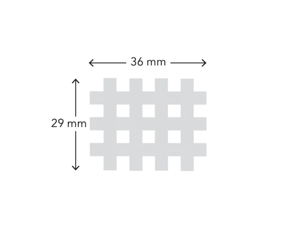 cross tape m medidas scaled