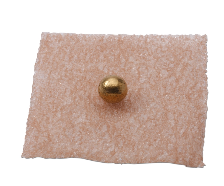 imanes banados en oro adhesivo