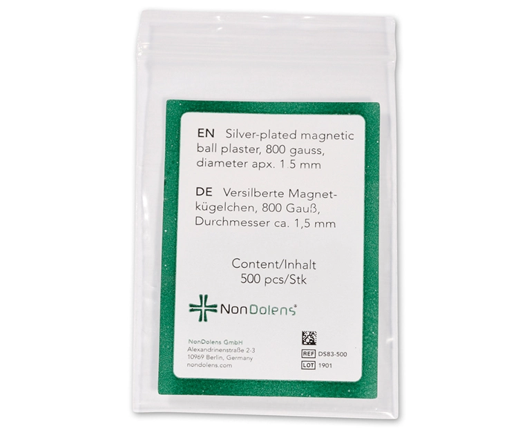 imanes banados en plata bolsa