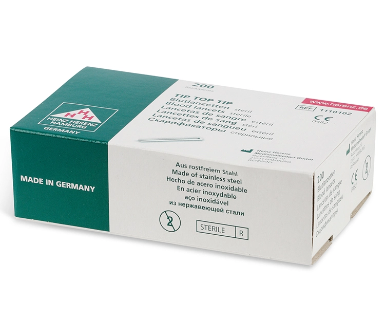 lancetas de acero inoxidable caja2