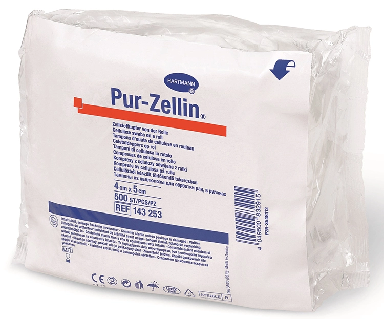 rollos precortados de toallitas no esteril paquete