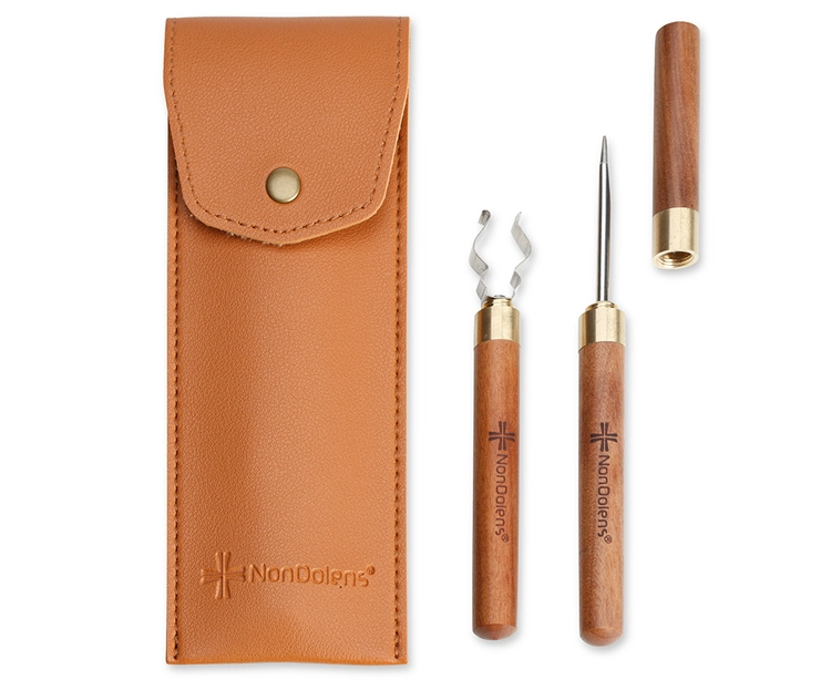 set de sujetadores de puros de moxa y rascador de cenizas